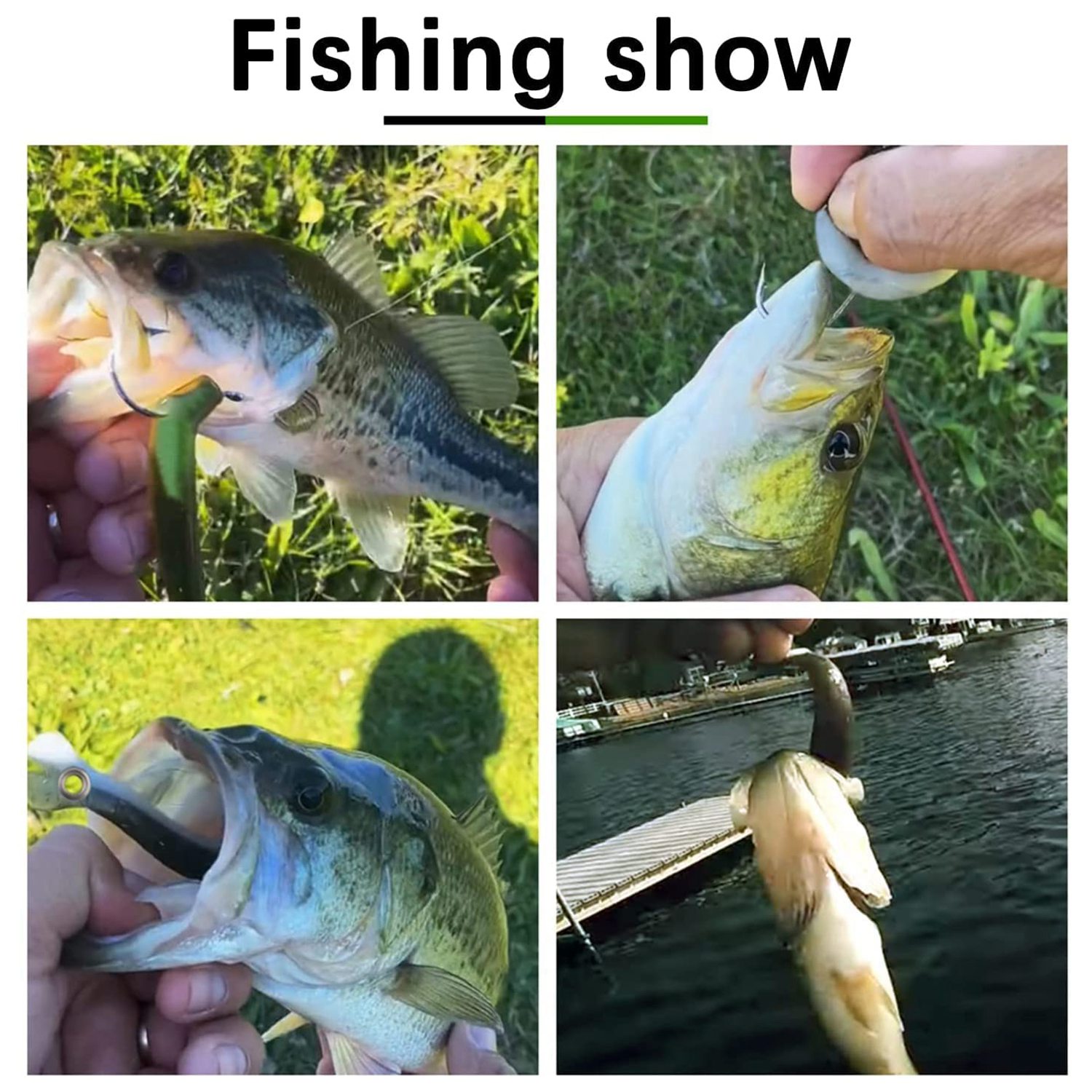 10 ชิ้นเหยื่อตกปลานุ่ม, เหยื่อ - Fishing Lure Soft Plastic บทวิจารณ์และราคา